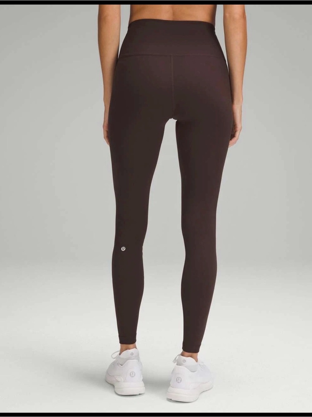 195. Lululemon Wunder Train Ribbed HR Tight 28" Espresso Brown NWT